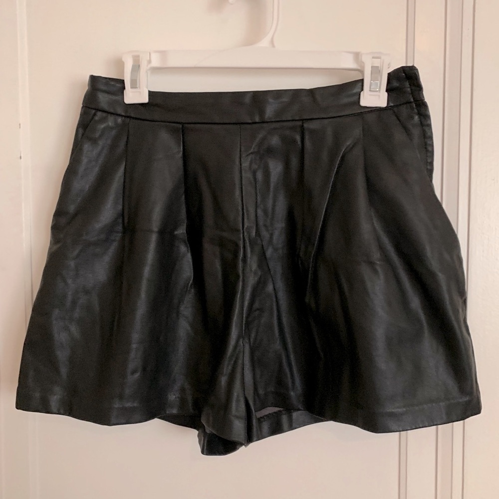 Women’s Leather Shorts